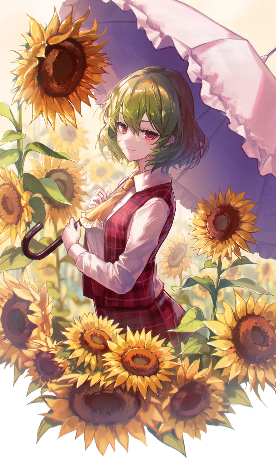 kazami_yuuka kyusoukyu touhou umbrella