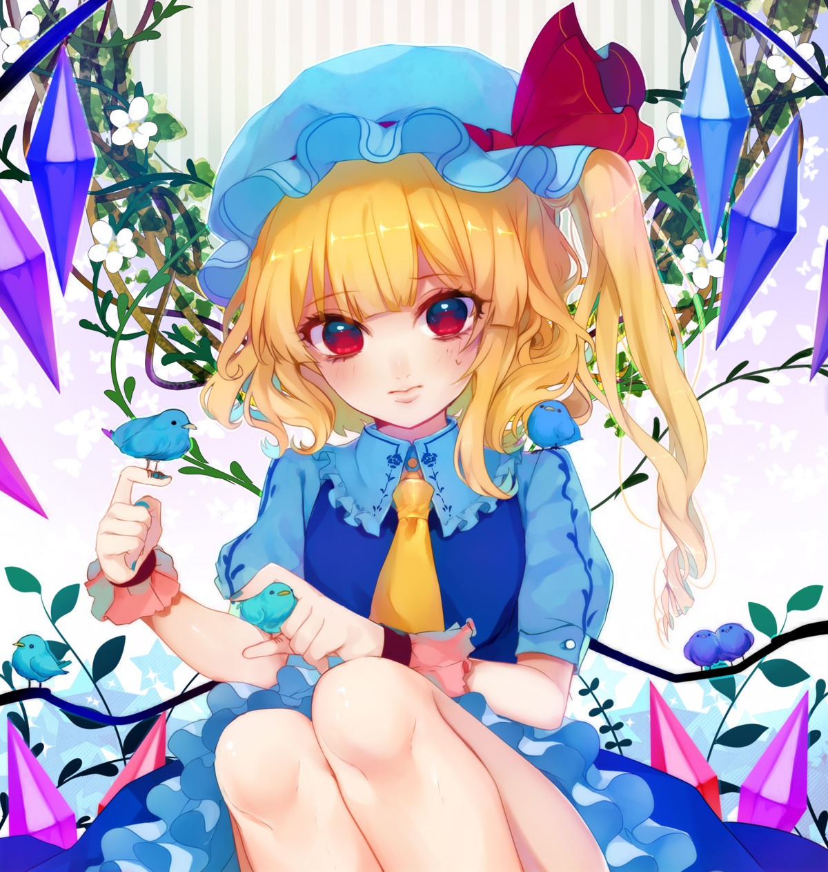 daimaou_ruaeru flandre_scarlet touhou wings