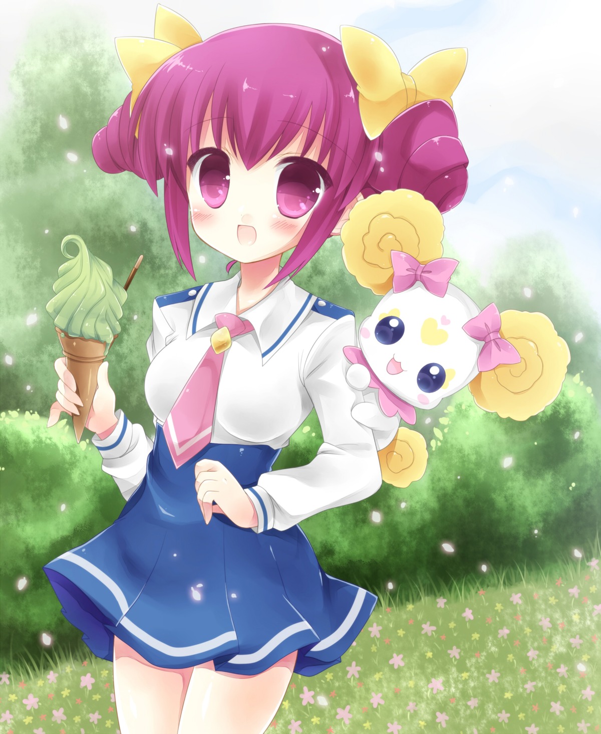 candy_(smile_precure) hoshizora_miyuki kouta. pretty_cure seifuku smile_precure!