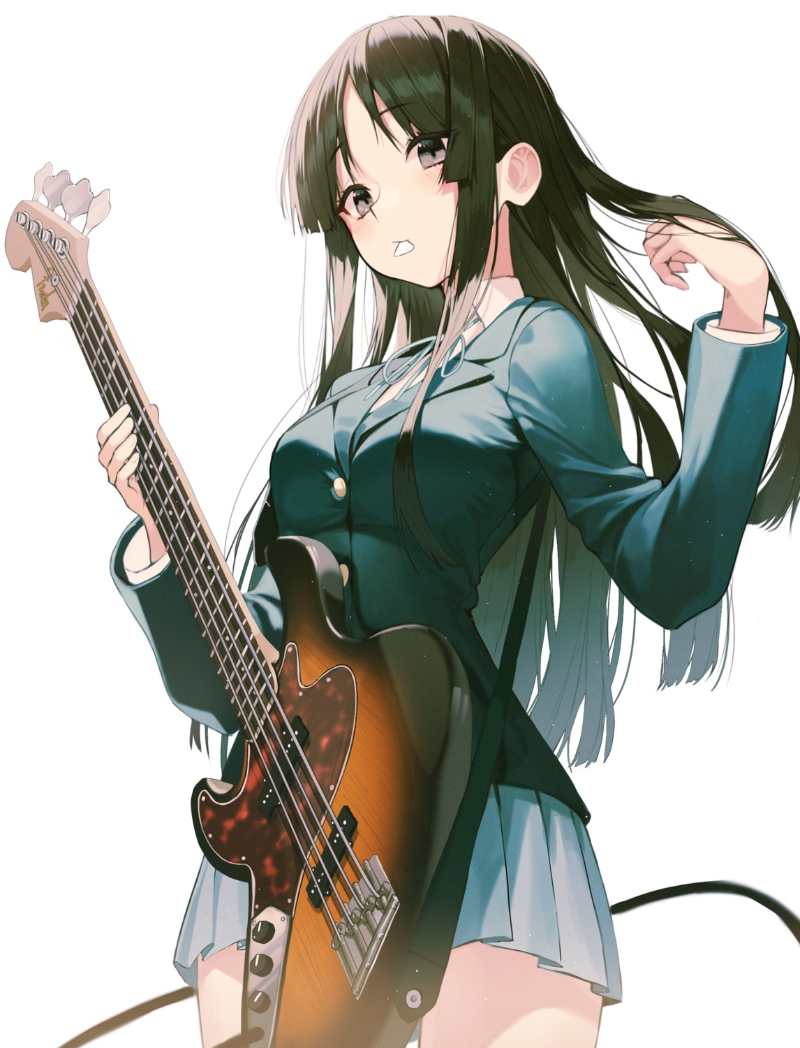 akiyama_mio guitar k-on! pro-p seifuku