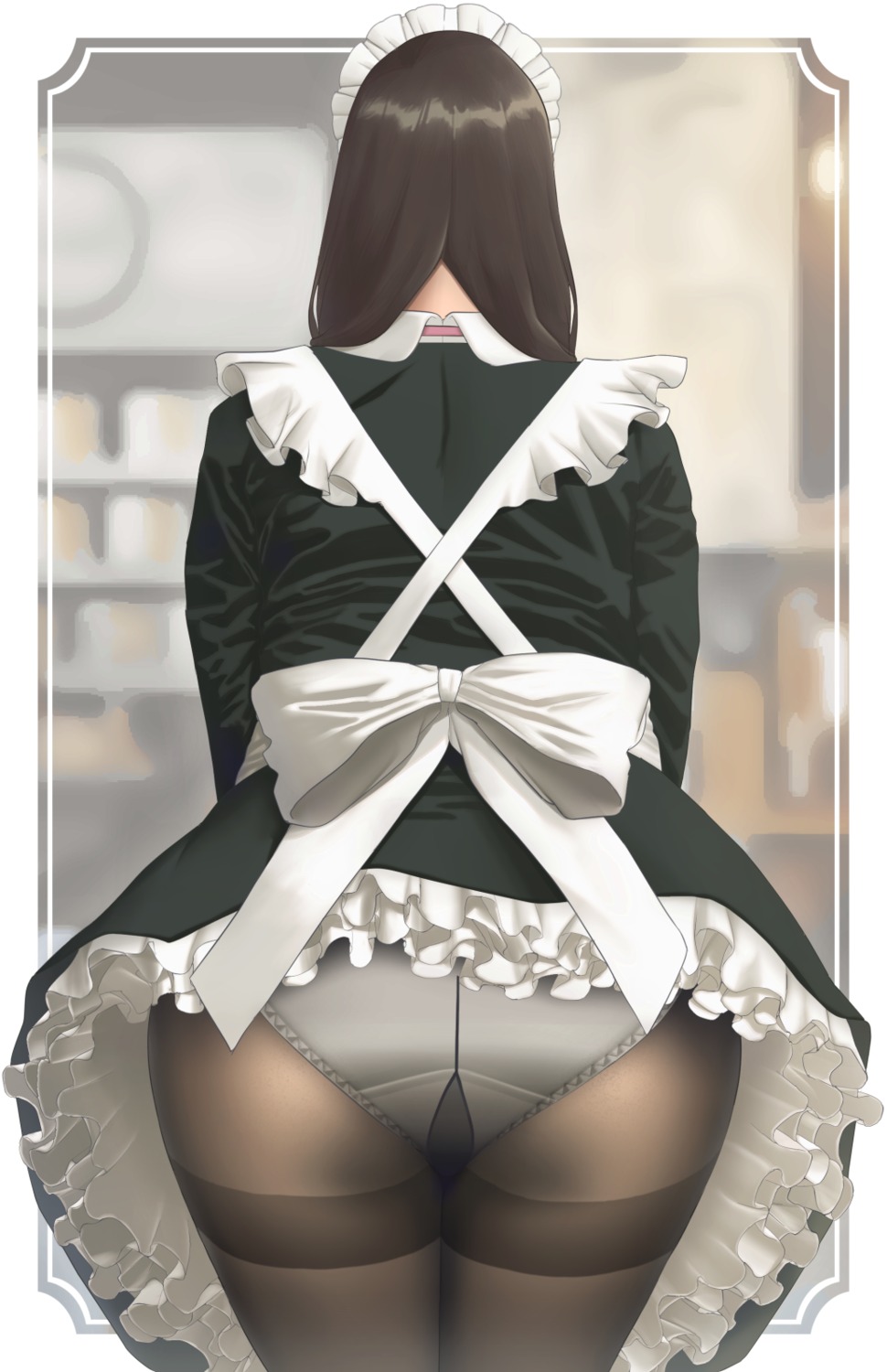 ass maid pantsu pantyhose tagme