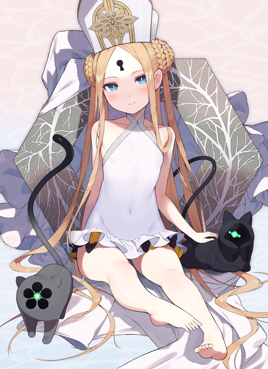 abigail_williams_(fate) fate/grand_order feet neko shibainu swimsuits