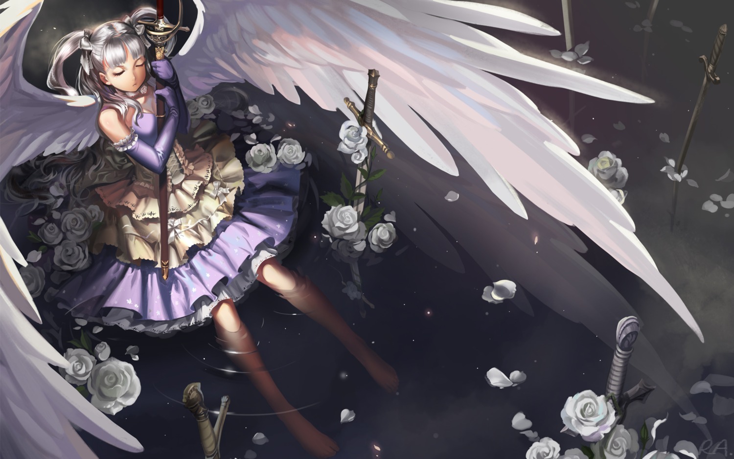 alphonse dress erendis eternita sword wallpaper wings