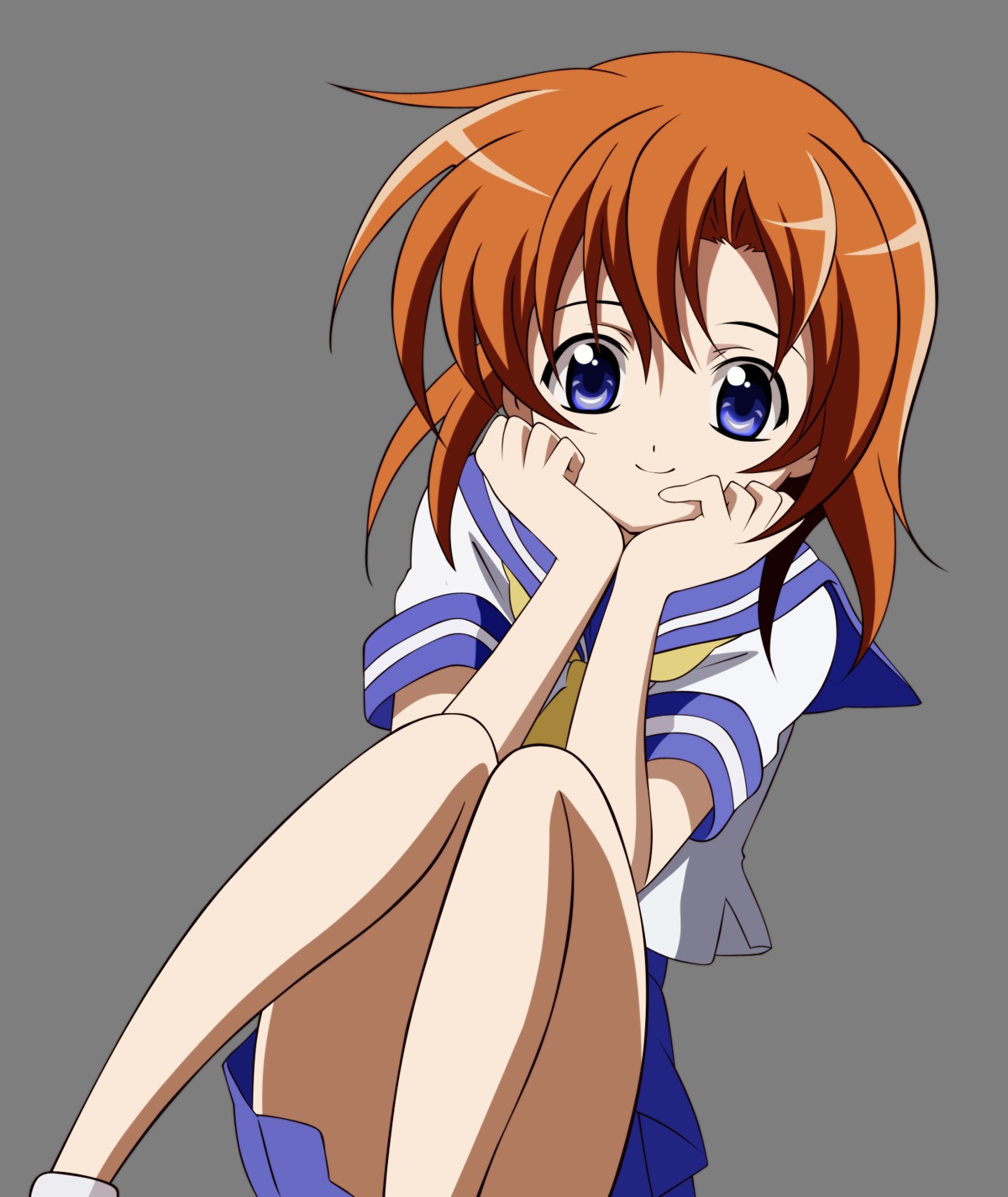 higurashi_no_naku_koro_ni ryuuguu_rena seifuku transparent_png vector_trace