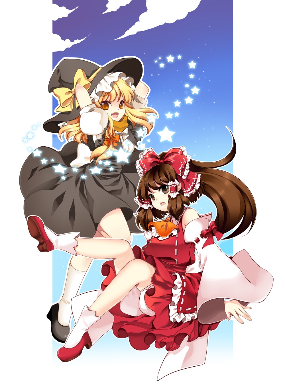 bloomers hakurei_reimu jeminl kirisame_marisa touhou