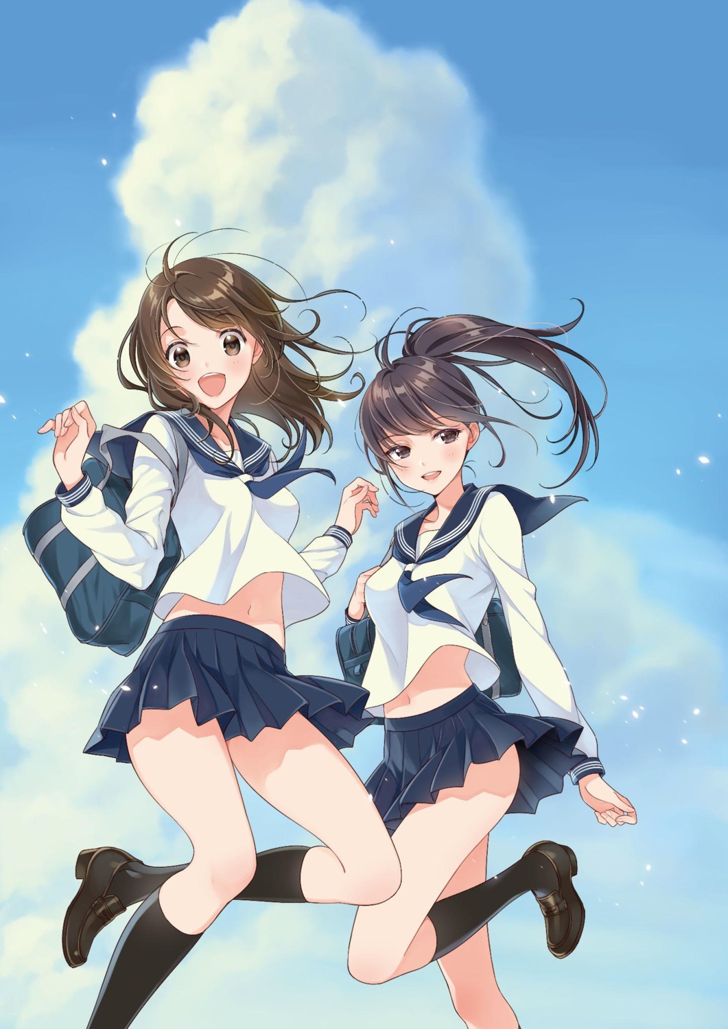 aozora_no_empire morikura_en seifuku skirt_lift