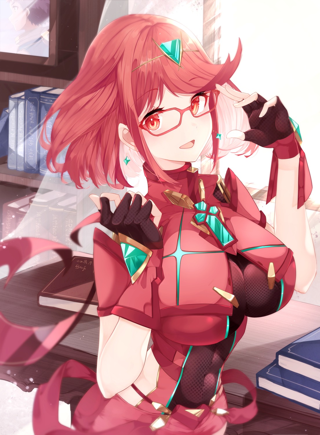 homura_(xenoblade_2) megane risumi xenoblade xenoblade_chronicles_2