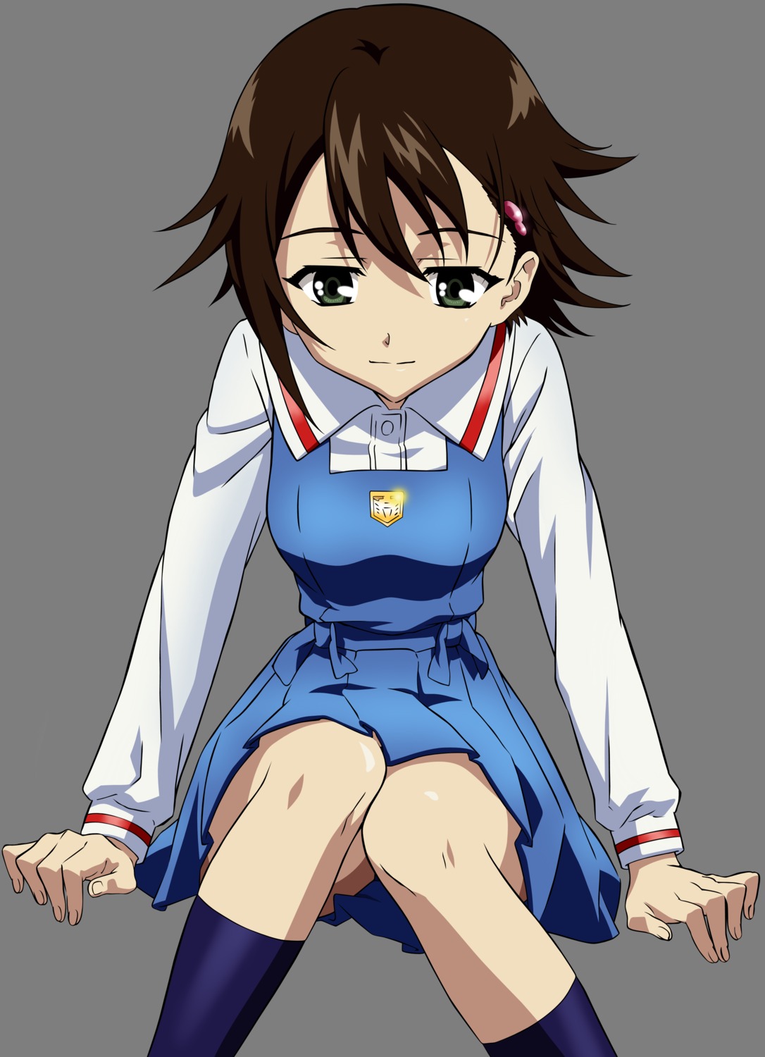 isurugi_noe seifuku transparent_png true_tears vector_trace