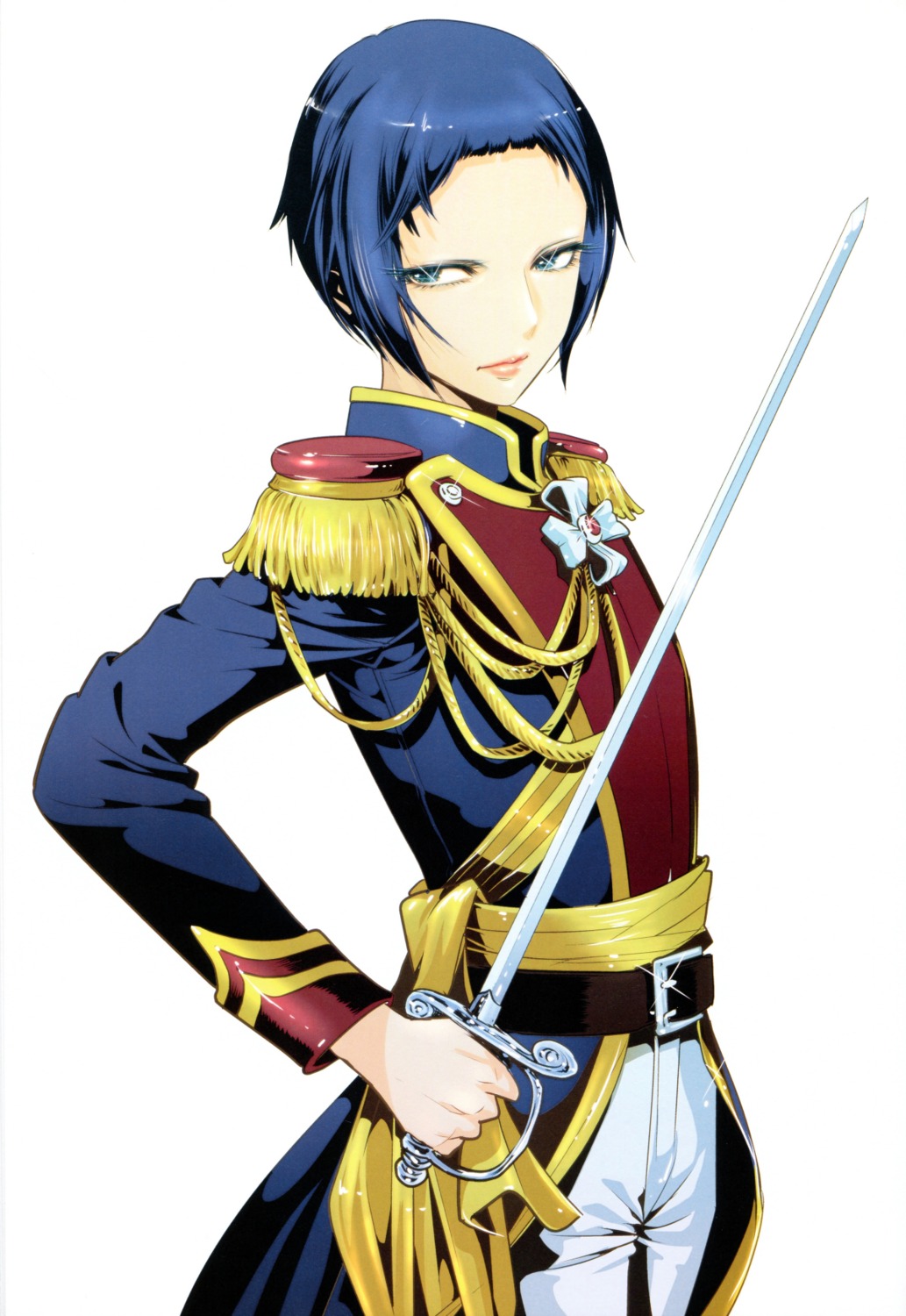 bettou_risa hiramoto_akira prison_school sword uniform