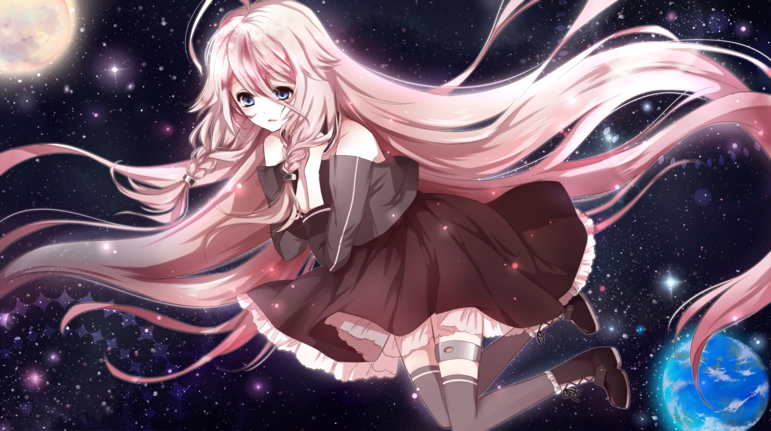 ia_(vocaloid) thighhighs tsukumo_(an-mar) vocaloid