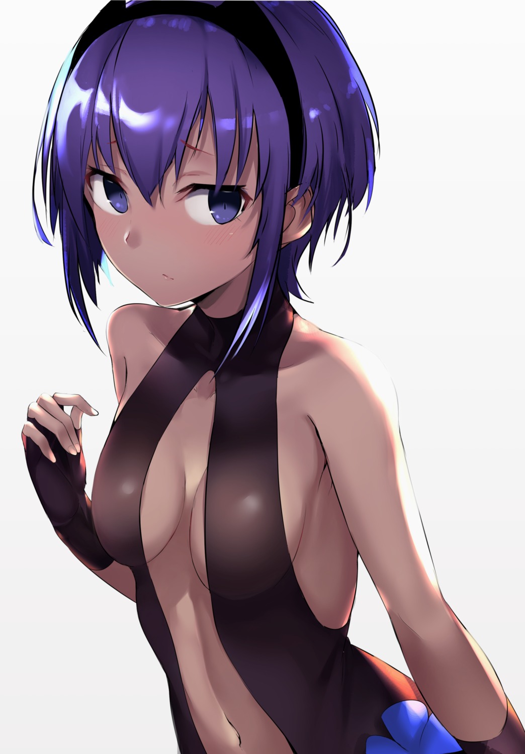 cleavage fate/grand_order hassan_of_serenity_(fate) monobe_tsukuri no_bra