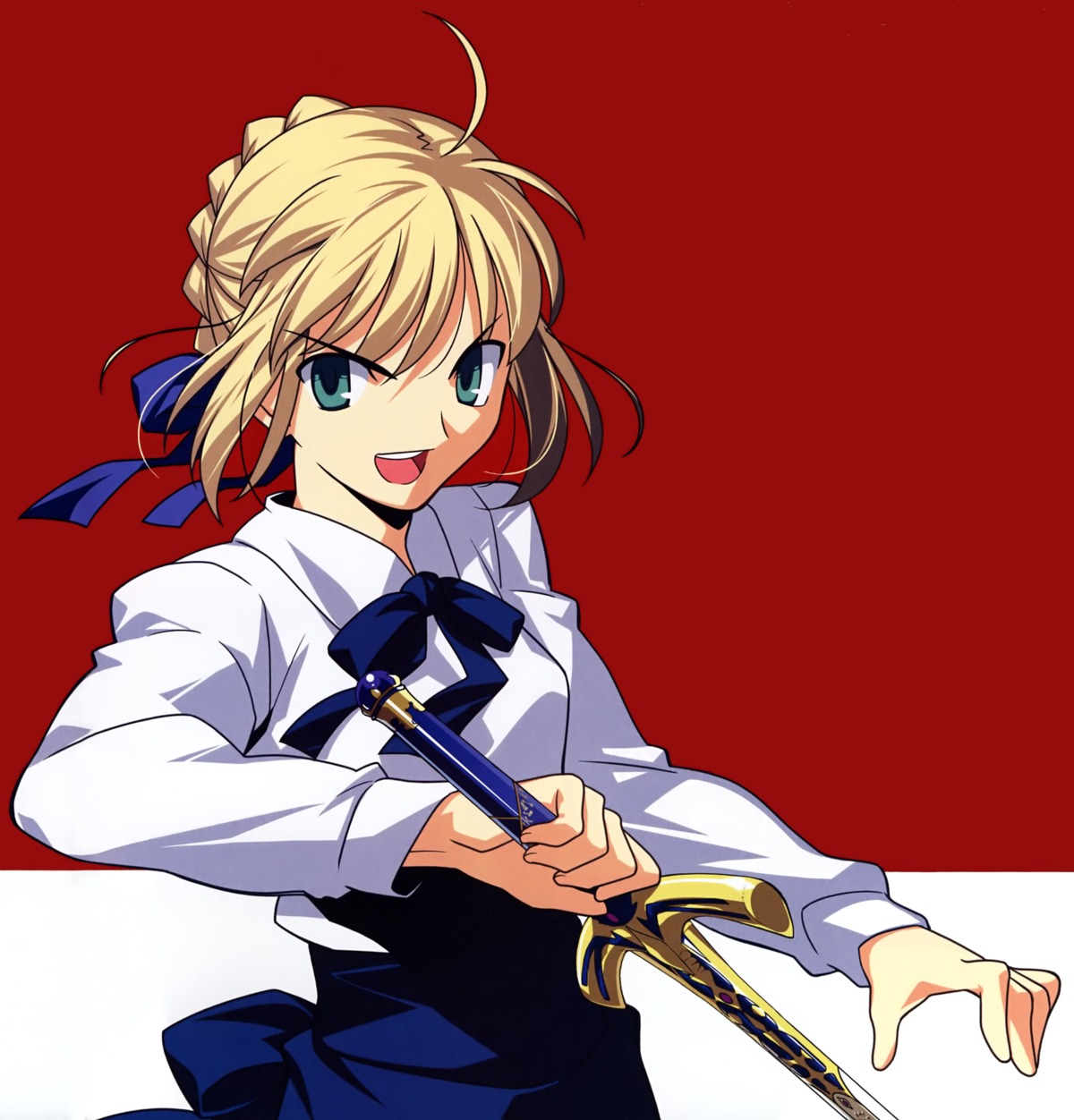 fate/stay_night saber takeuchi_takashi type-moon