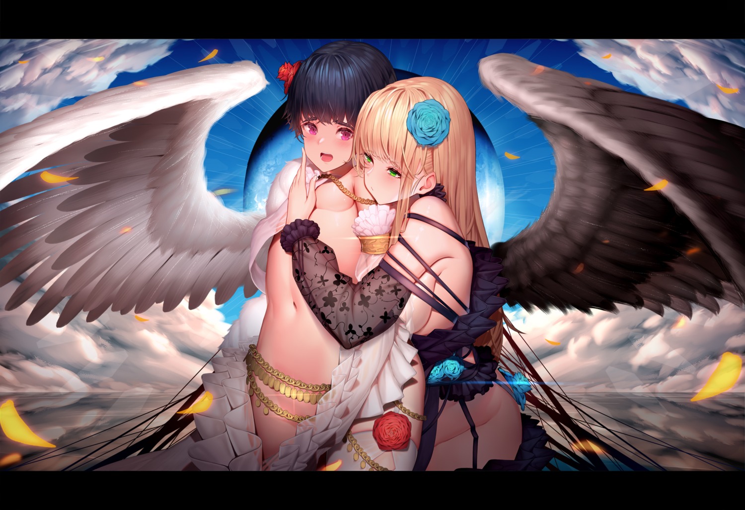 banitya no_bra nopan wings yuri