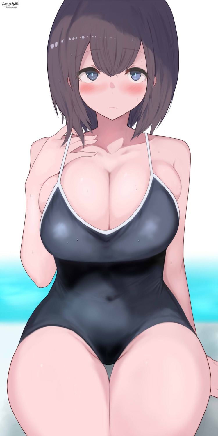 school_swimsuit swimsuits yuzuki_himuca