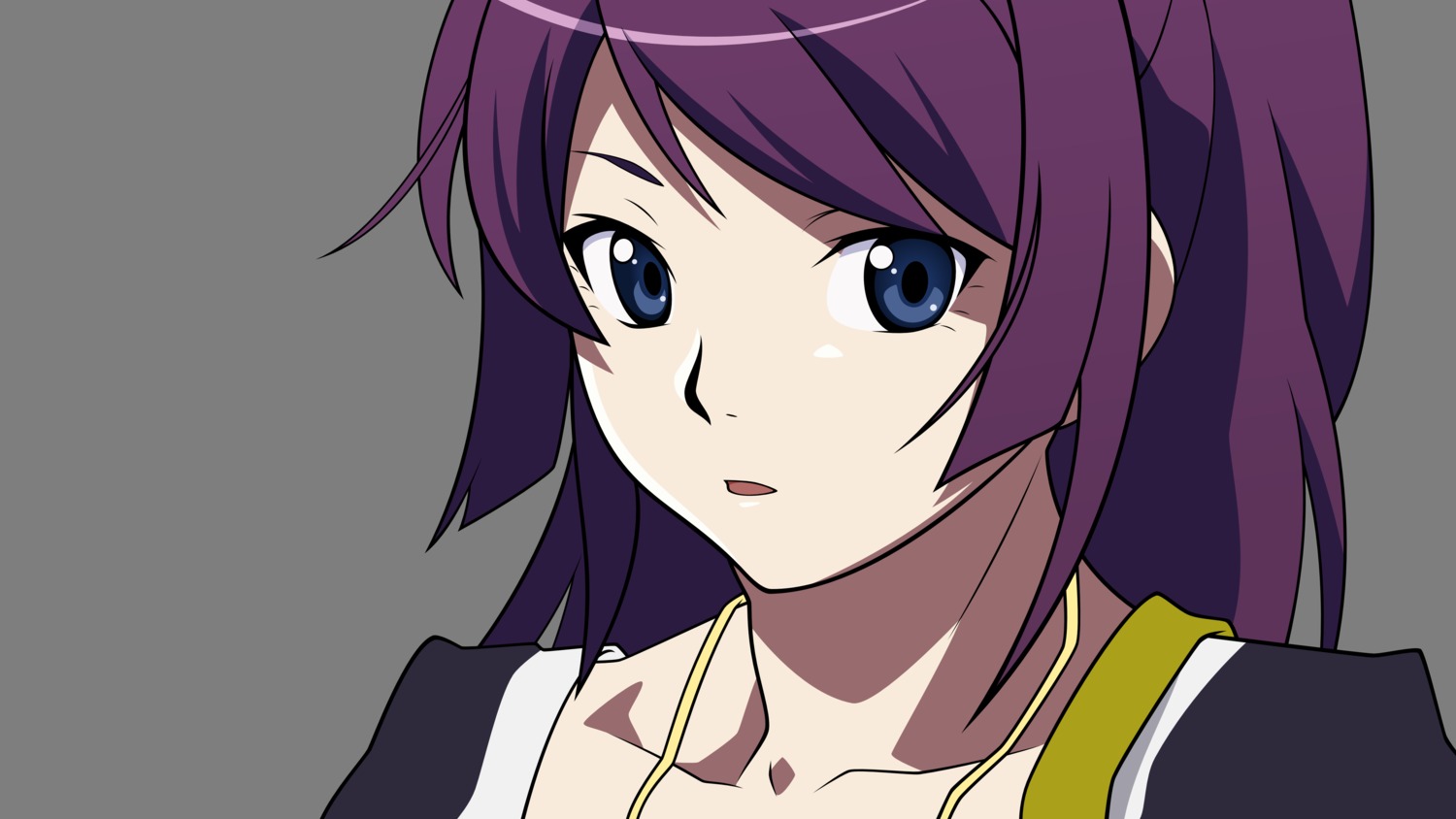 bakemonogatari monogatari_(series) senjougahara_hitagi transparent_png vector_trace