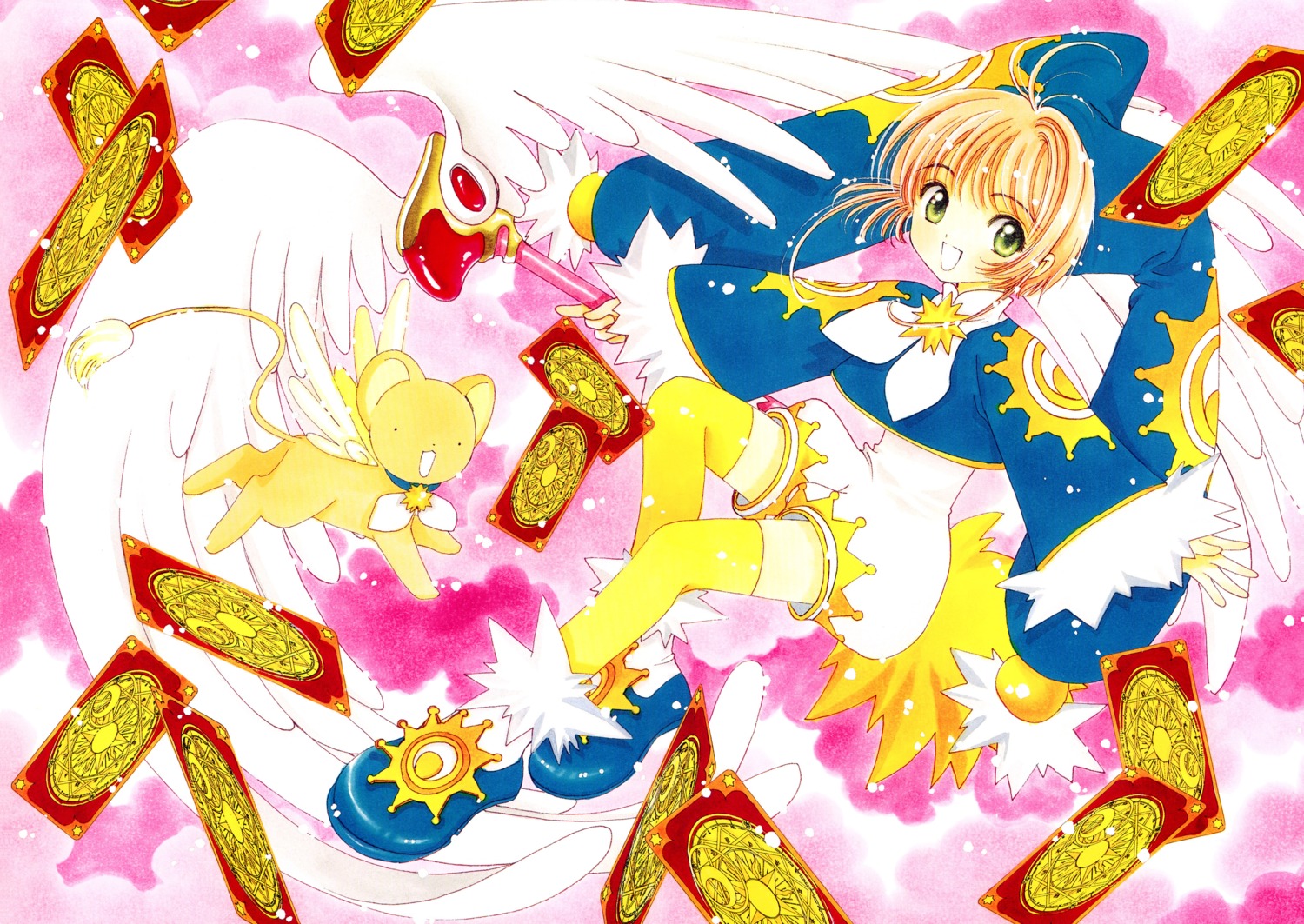 card_captor_sakura clamp fixed kerberos kinomoto_sakura