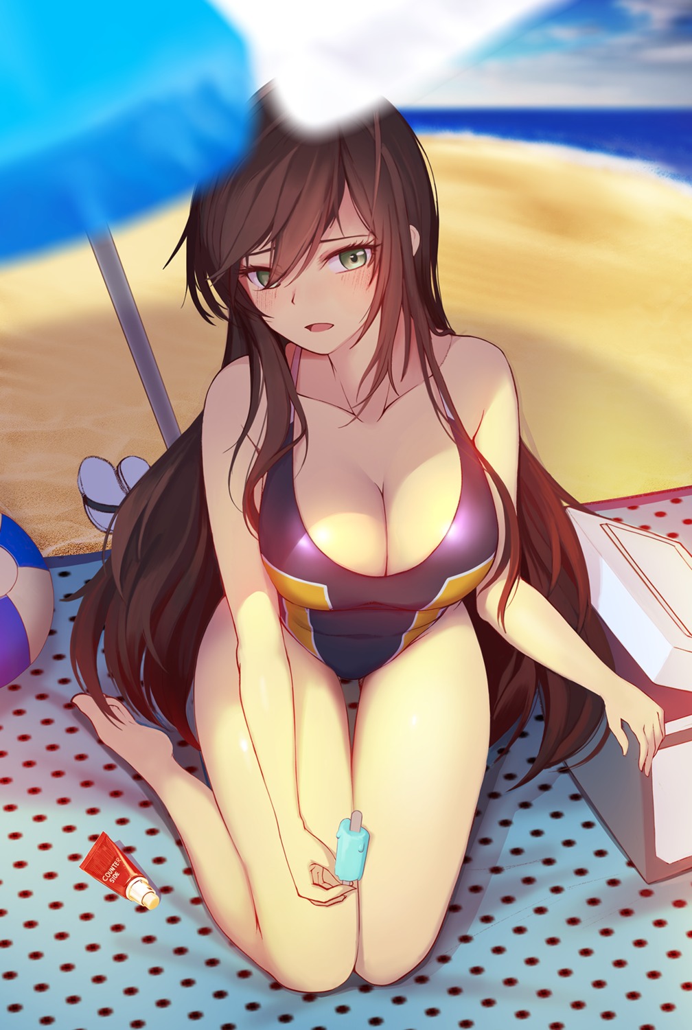 cleavage counter:side merong swimsuits