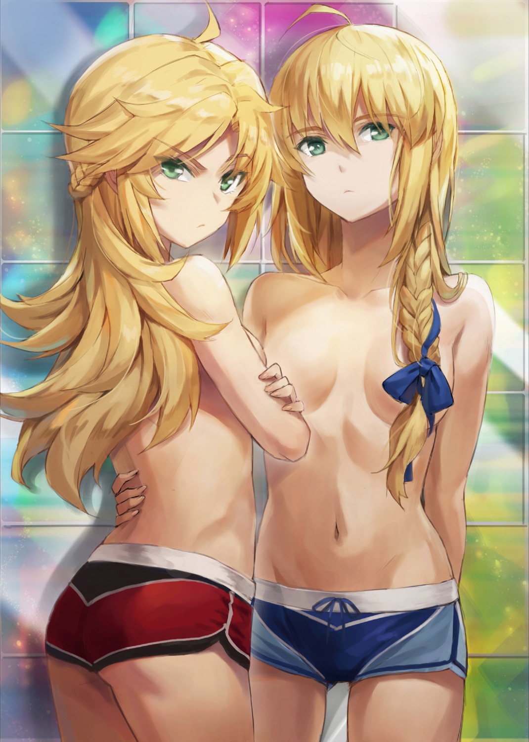 ass fate/grand_order fate/stay_night mordred_(fate) saber tonee topless