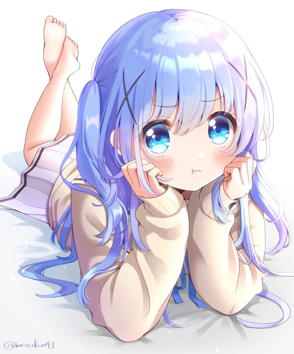 gochuumon_wa_usagi_desu_ka? kafuu_chino mozukun43 seifuku sweater