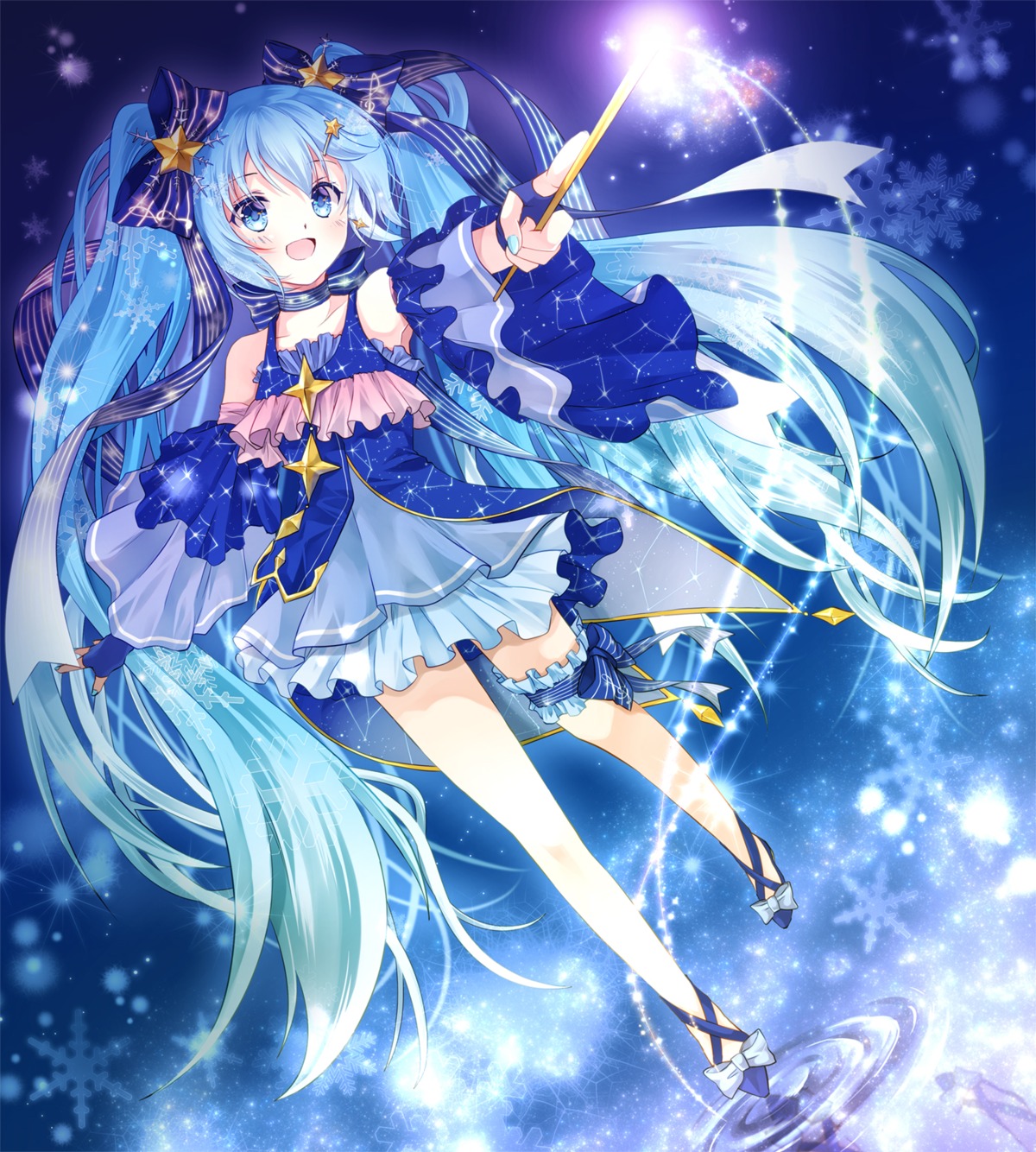 iroha (shiki) vocaloid hatsune miku yuki miku garter weapon | #409903 ...