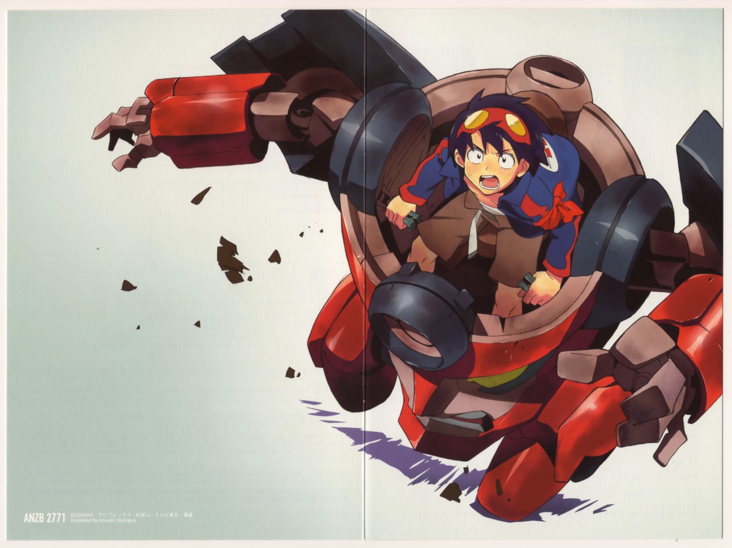 crease male mecha nishigori_atsushi simon tengen_toppa_gurren_lagann