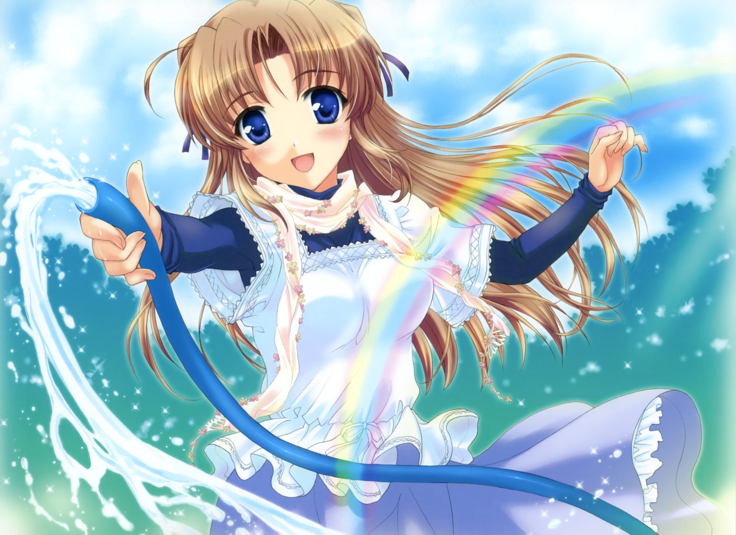 august dress takamizawa_natsuki yano_takumi yoake_mae_yori_ruriiro_na