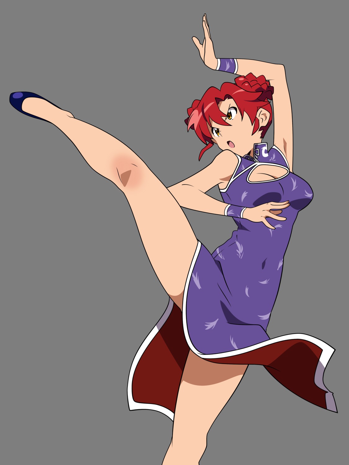 chinadress tengen_toppa_gurren_lagann transparent_png vector_trace yoko