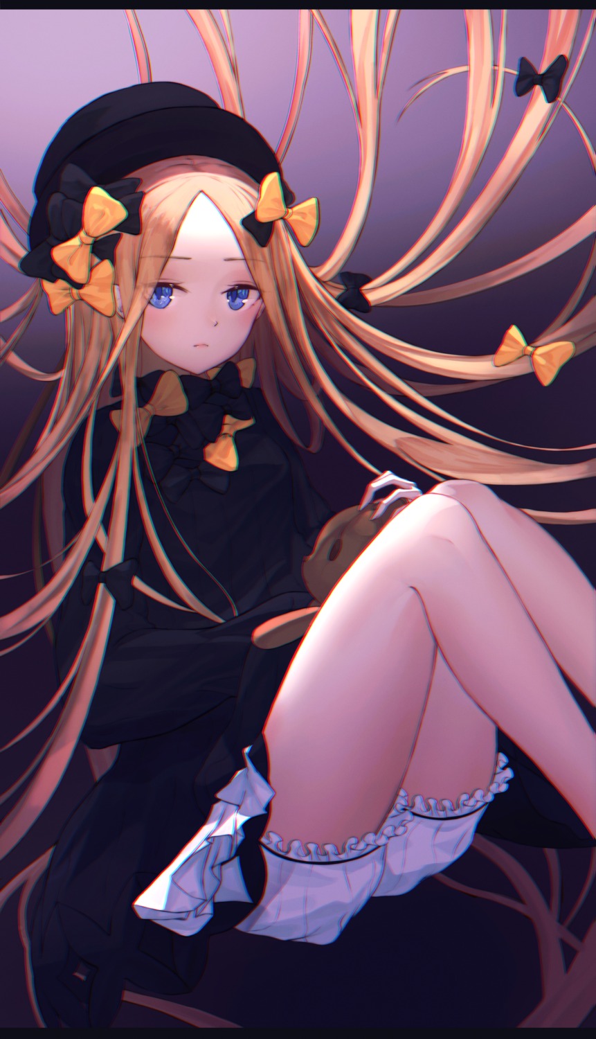 abigail_williams_(fate) bloomers dress fate/grand_order skirt_lift xeonomi