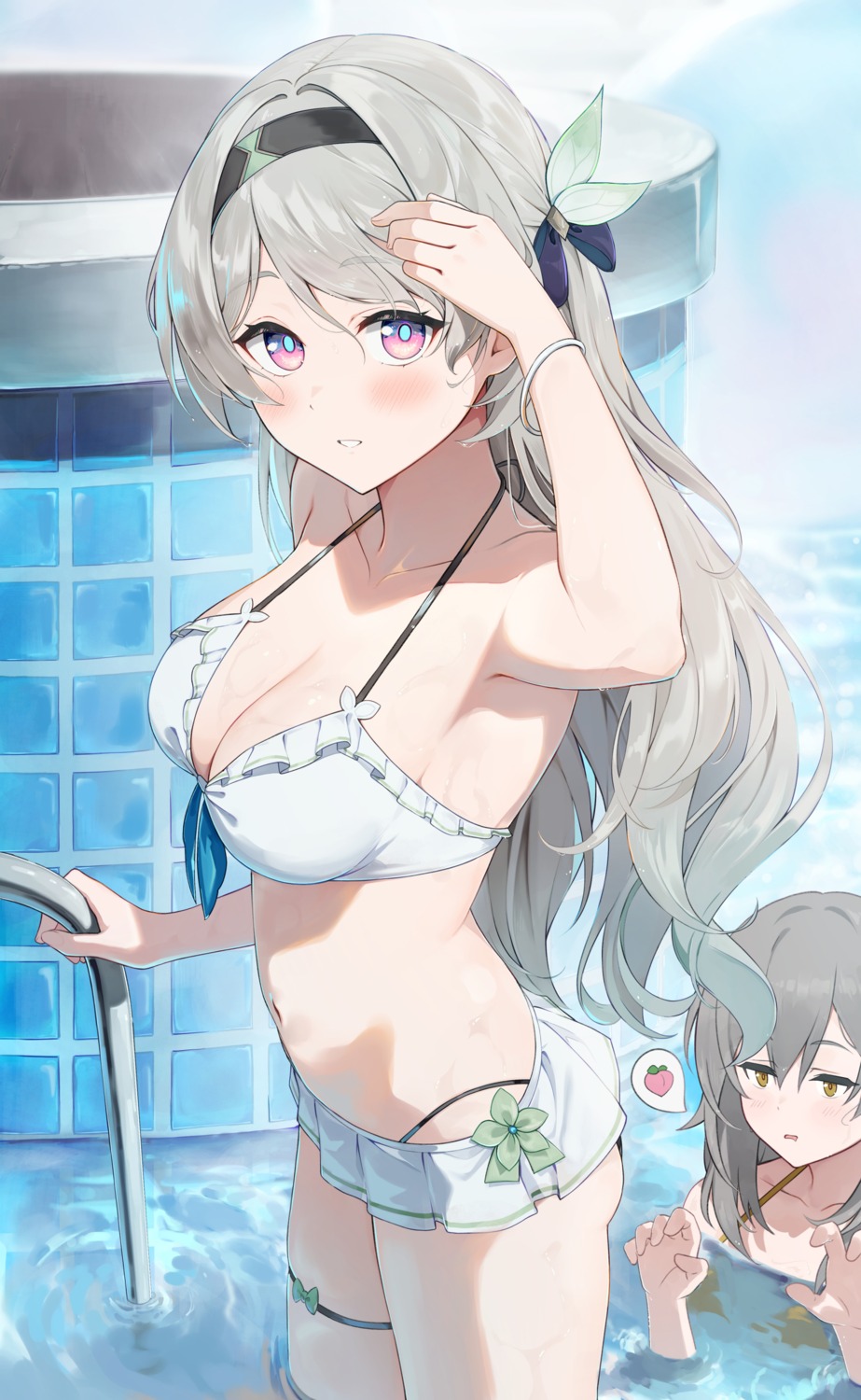 auui bikini firefly garter honkai:_star_rail stelle swimsuits wet