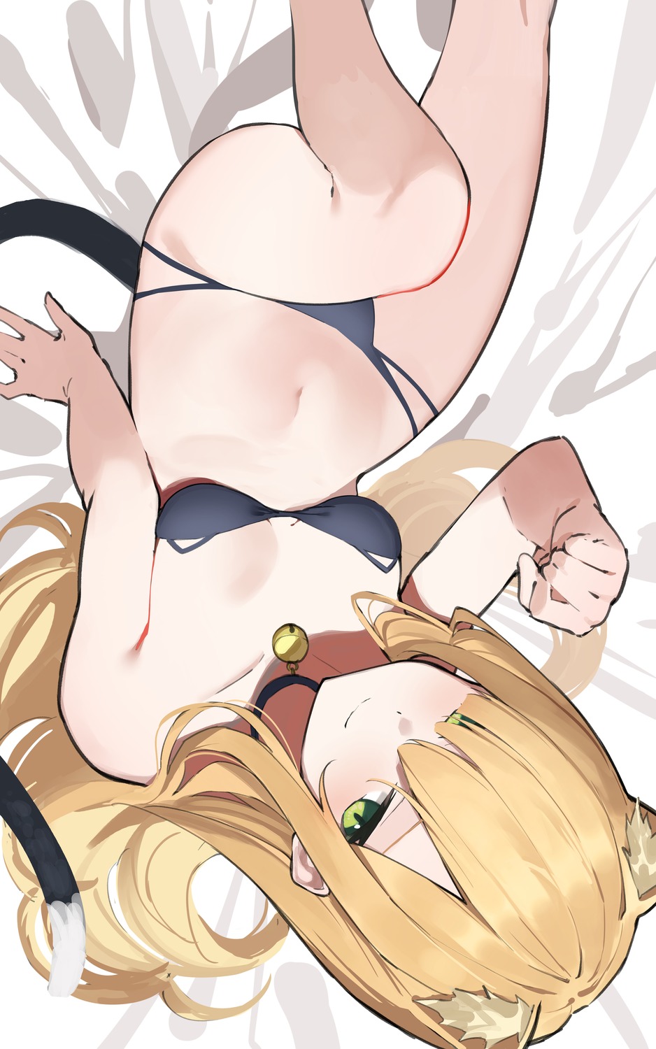 amagasa_yun animal_ears bikini nekomimi swimsuits tail