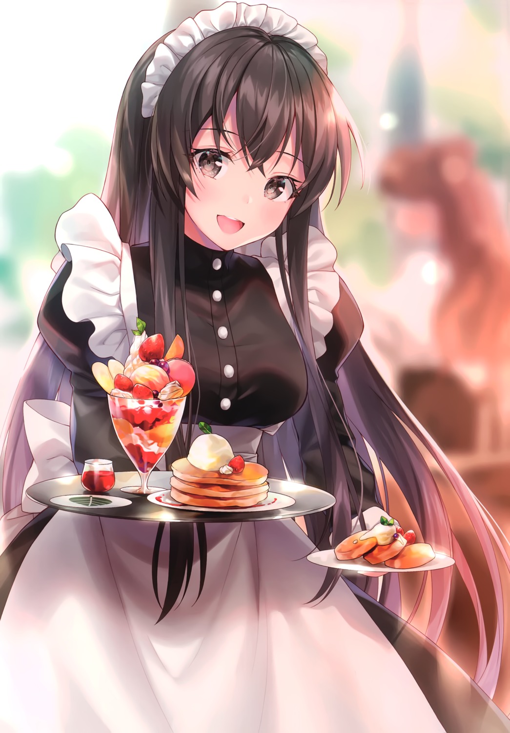 kagachi_saku maid waitress