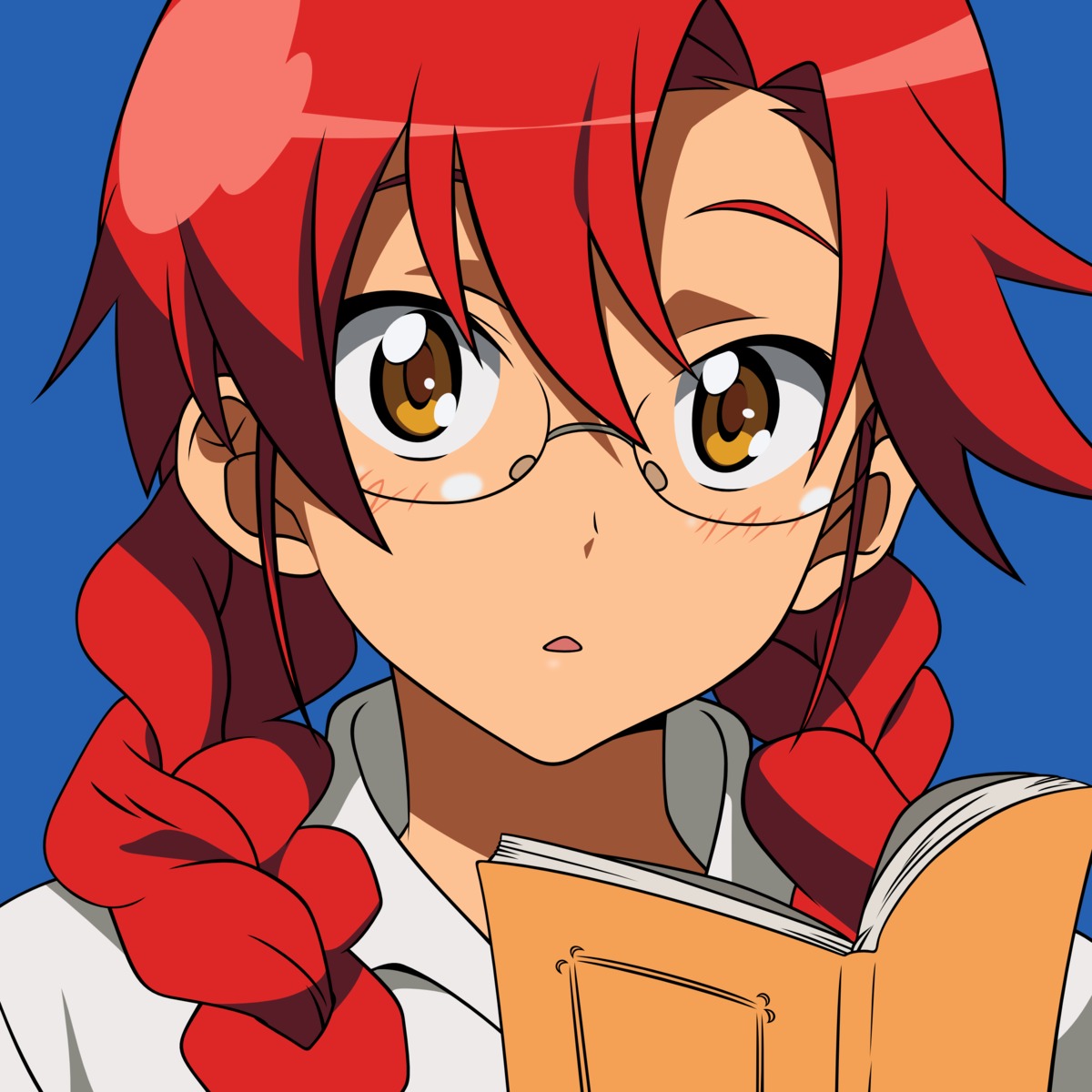 megane tengen_toppa_gurren_lagann vector_trace yoko