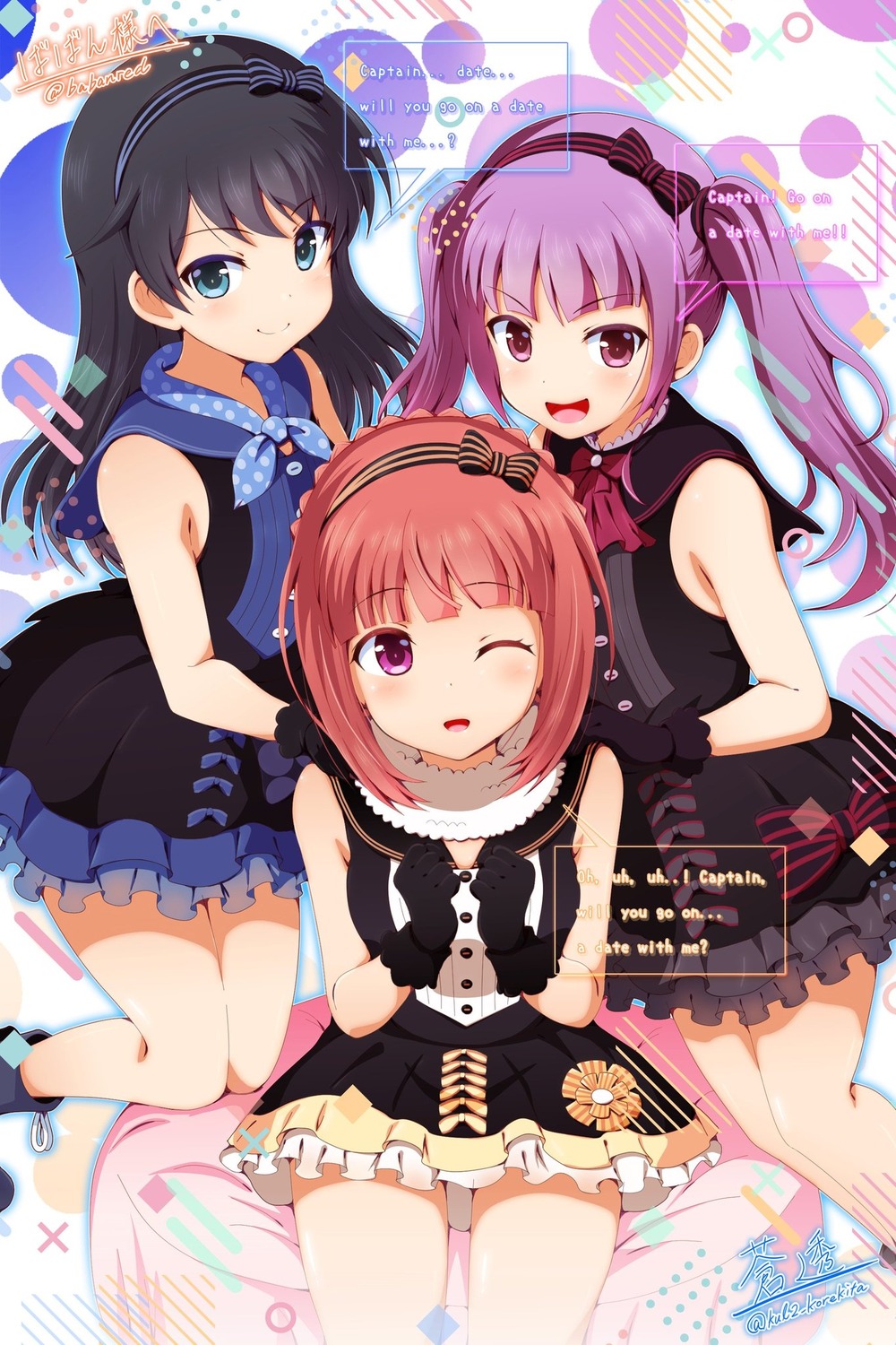 aikawa_aika alice_gear_aegis ichijou_ayaka koashi_mutsumi tagme