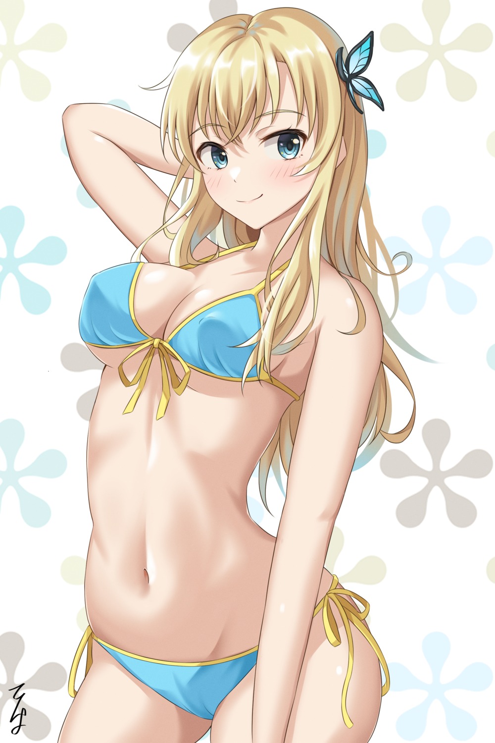 bikini boku_wa_tomodachi_ga_sukunai erect_nipples kashiwazaki_sena swimsuits tenpa_(tenpa2190)