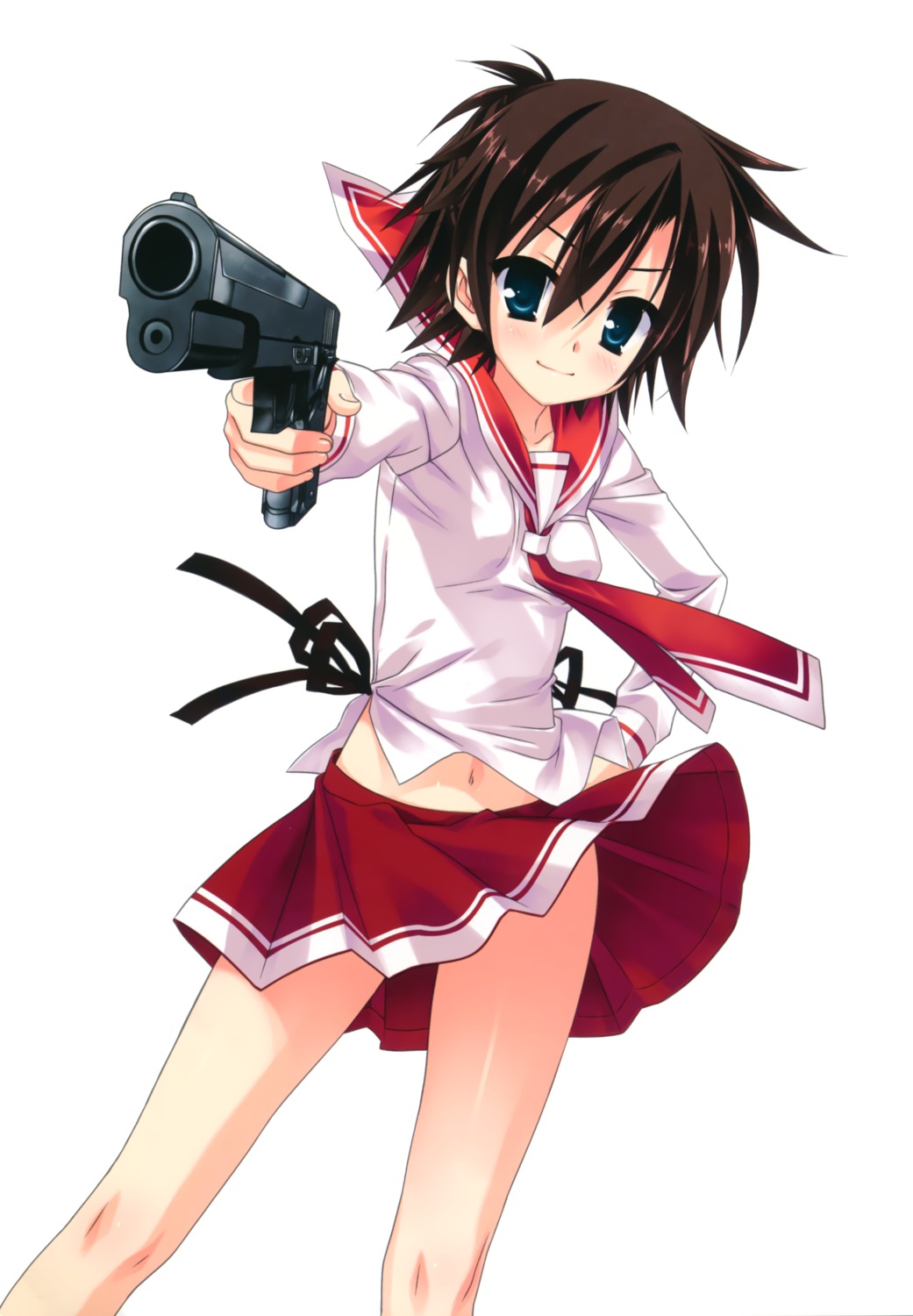 gun hidan_no_aria kobuichi l_watson seifuku