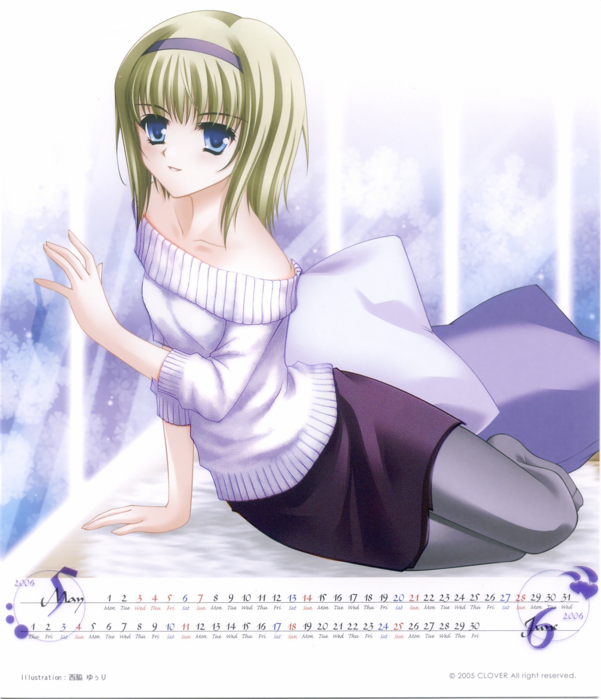 calendar kyrie nishiwaki_yuuri quilt