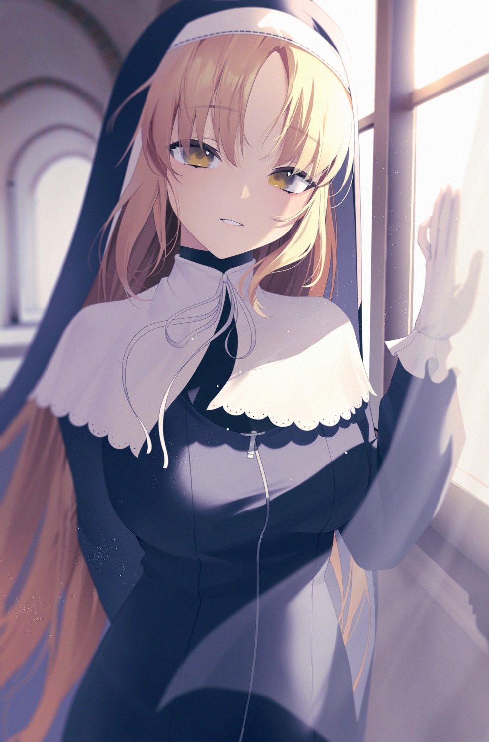 aya_(lezon) nijisanji nijisanji_seeds nun sister_cleaire