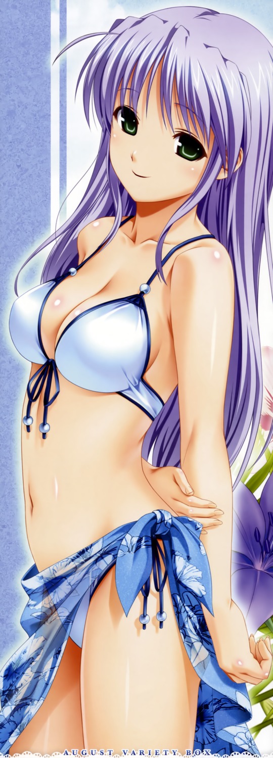 bikini cleavage feena_fam_earthlight koutaro stick_poster swimsuits yoake_mae_yori_ruriiro_na