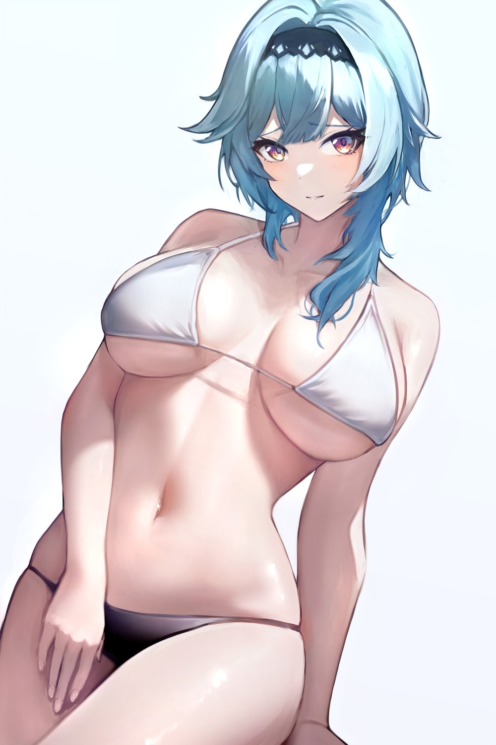 bikini eula genshin_impact kokoroonatsu swimsuits