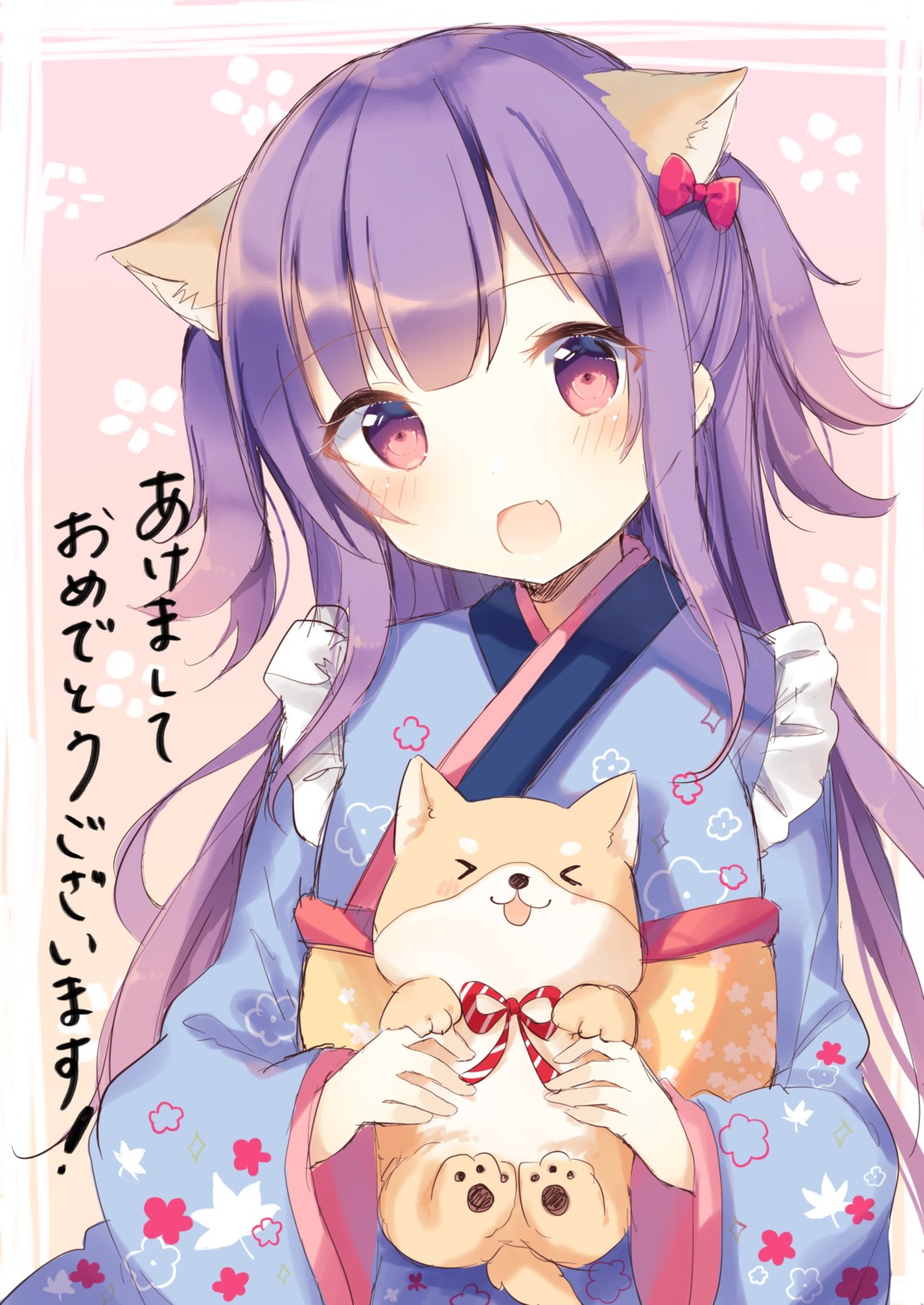 animal_ears kimono shiino_sera