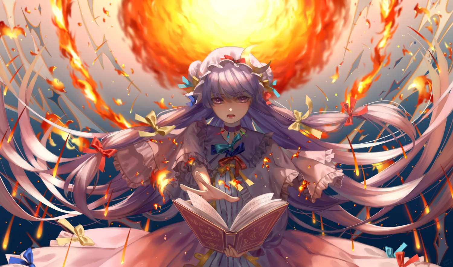 patchouli_knowledge touhou ze_xia