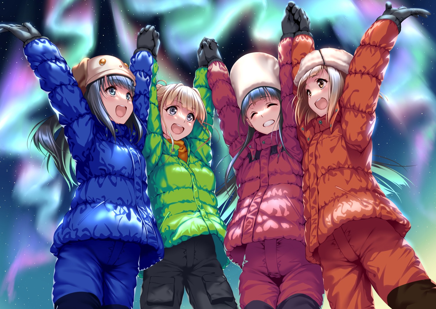 kobuchizawa_shirase miyake_hinata piromizu shiraishi_yuzuki sora_yori_mo_tooi_basho tamaki_mari