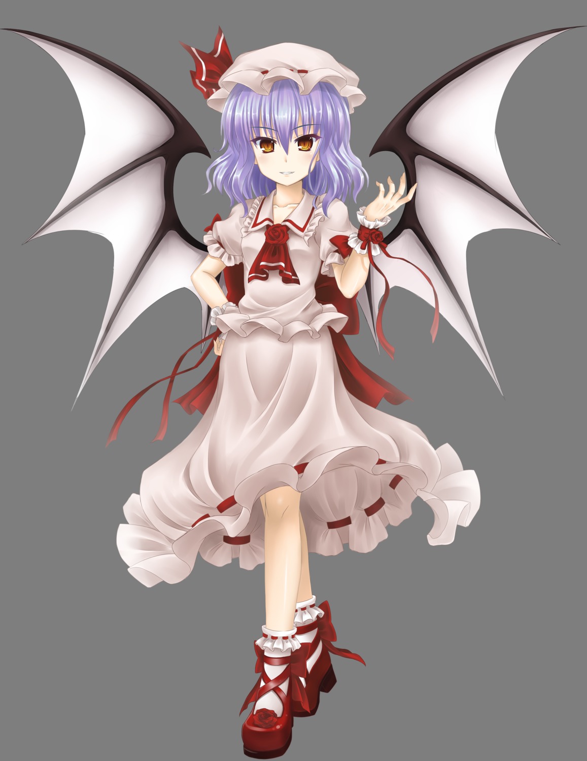 okitakung remilia_scarlet touhou transparent_png wings