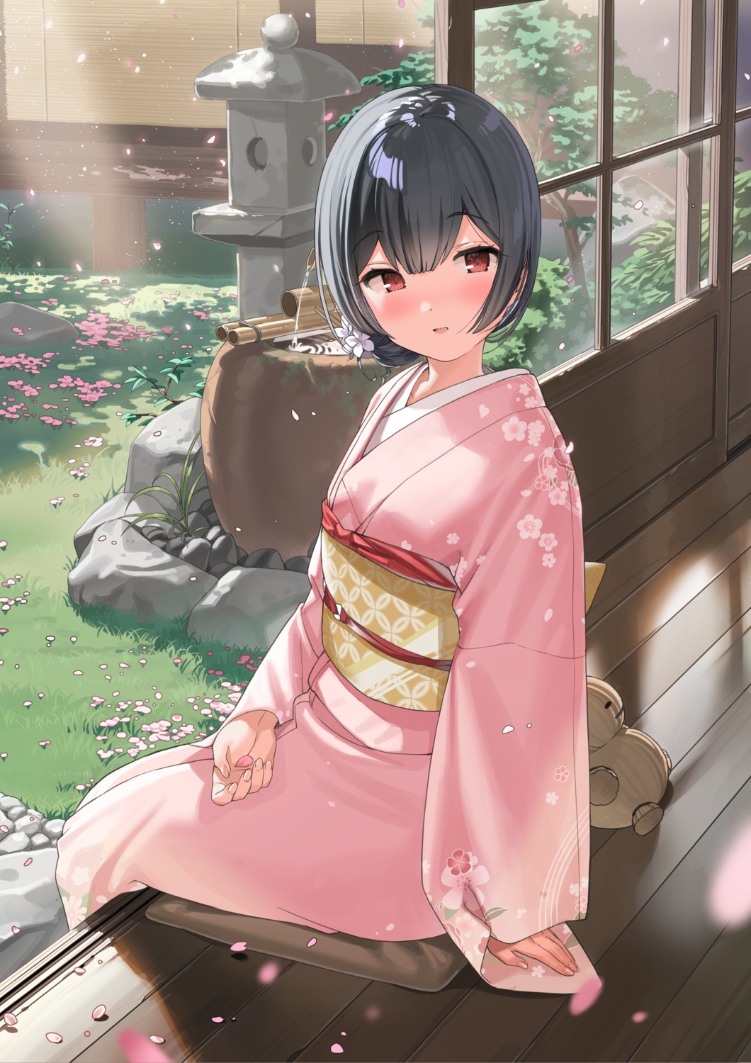 kanzarin kimono morino_rinze the_idolm@ster the_idolm@ster_shiny_colors