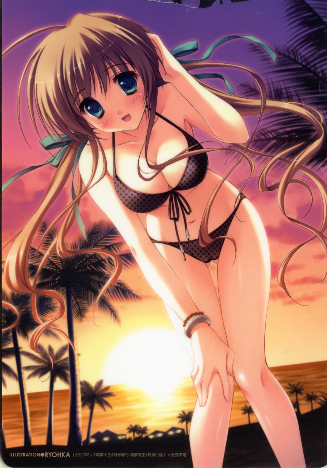 bikini card cleavage ryohka swimsuits