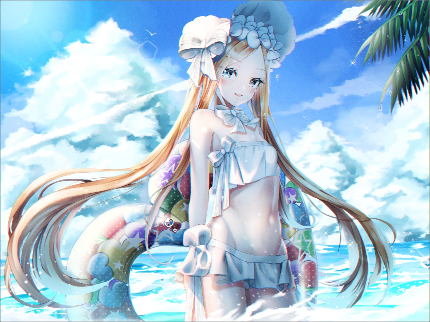 abigail_williams_(fate) bikini fate/grand_order leehwa swimsuits wet