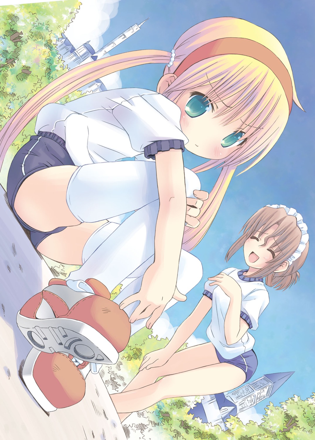 buruma gym_uniform hayate_no_gotoku maria pop sanzenin_nagi thighhighs