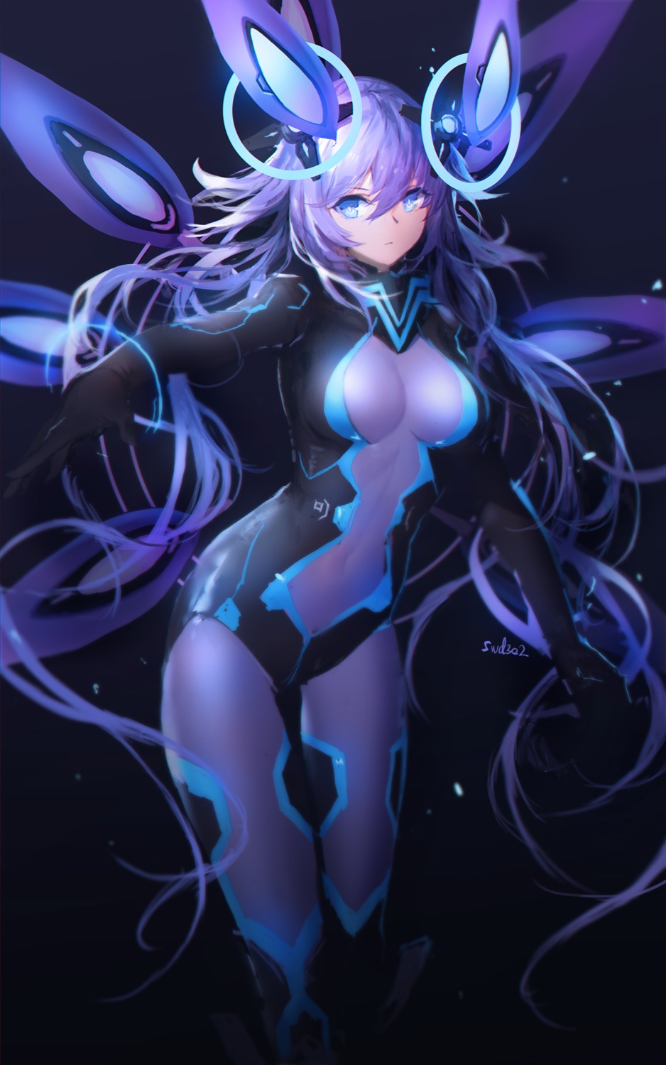 bodysuit choujigen_game_neptune next_purple shinjigen_game_neptune_vii swd3e2