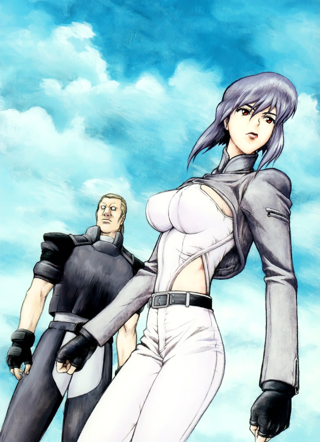 batou ghost_in_the_shell kusanagi_motoko