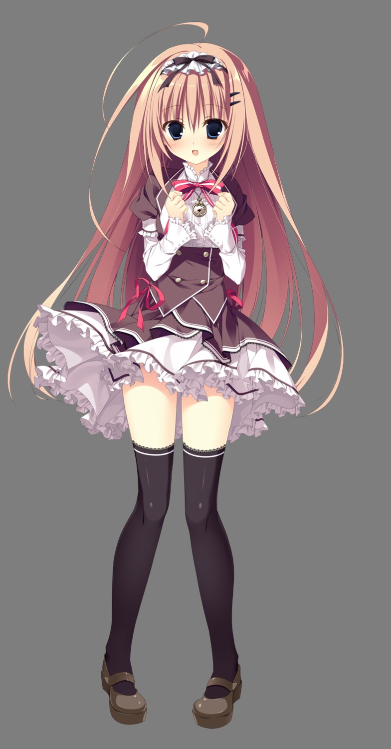 inugami_kira majo_koi_nikki nanno_alice qoobrand seifuku thighhighs transparent_png